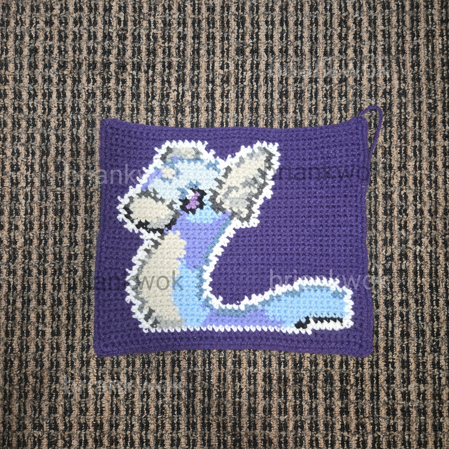 0147-0149 Dratini, Dragonair, Dragonite Pokemon Portrait Tapestry Crochet Pattern [Digital Pattern]