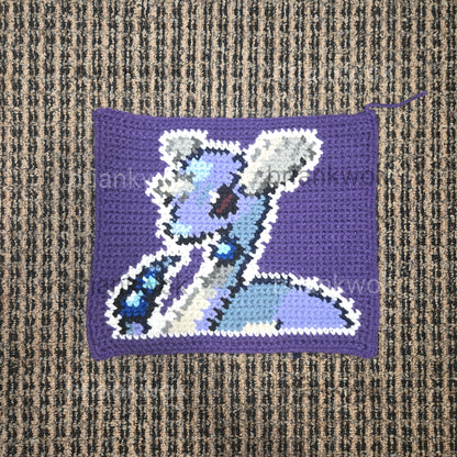 0147-0149 Dratini, Dragonair, Dragonite Pokemon Portrait Tapestry Crochet Pattern [Digital Pattern]