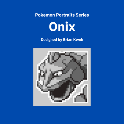 0095 Onix Pokemon Portrait Tapestry Crochet Pattern [Digital Pattern]