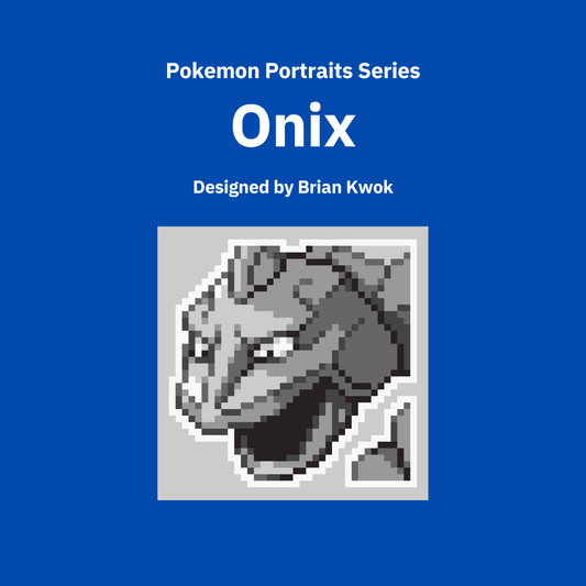 0095 Onix Pokemon Portrait Tapestry Crochet Pattern [Digital Pattern]