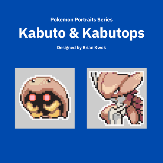 0140-0141 Kabuto & Kabutops Pokemon Portrait Tapestry Crochet Pattern [Digital Pattern]