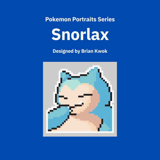 0143 Snorlax Pokemon Portrait Tapestry Crochet Pattern [Digital Pattern]