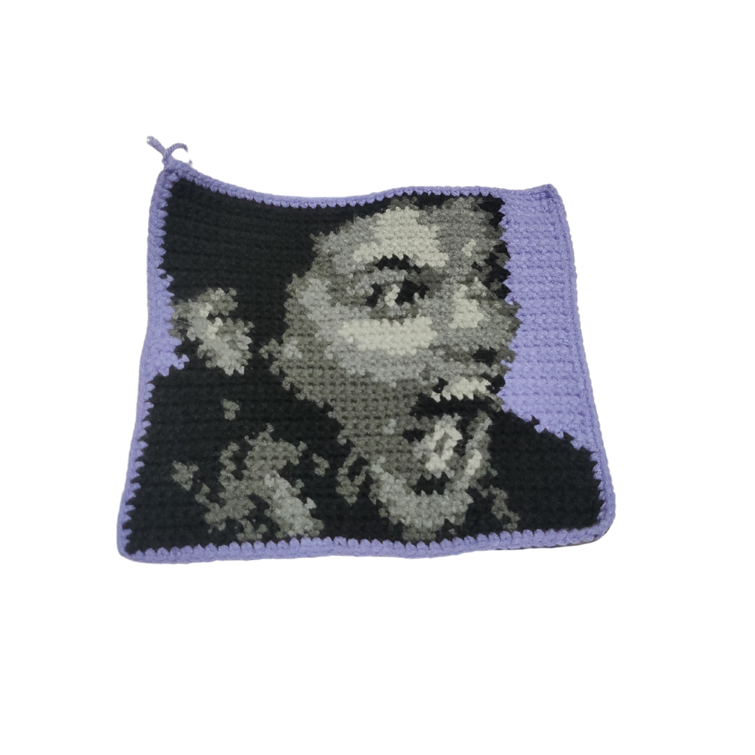 Supernatural "That was scary!" Dean Winchester Portrait Tapestry Crochet Pattern [Digital Pattern]