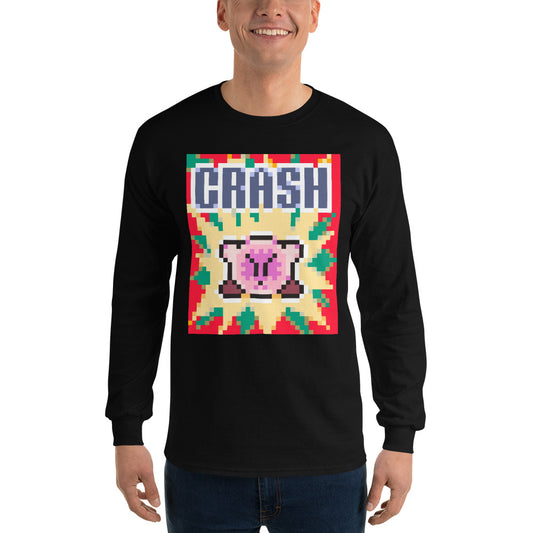 SNES Crash Kirby Unisex Long Sleeve Shirt