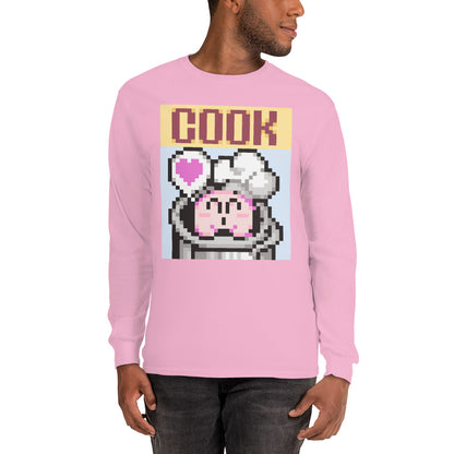 SNES Cook Kirby v1 Unisex Long Sleeve Shirt