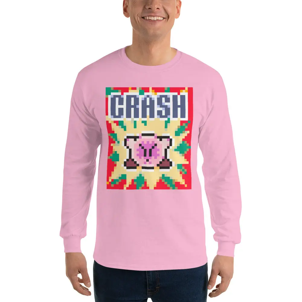 SNES Crash Kirby Unisex Long Sleeve Shirt