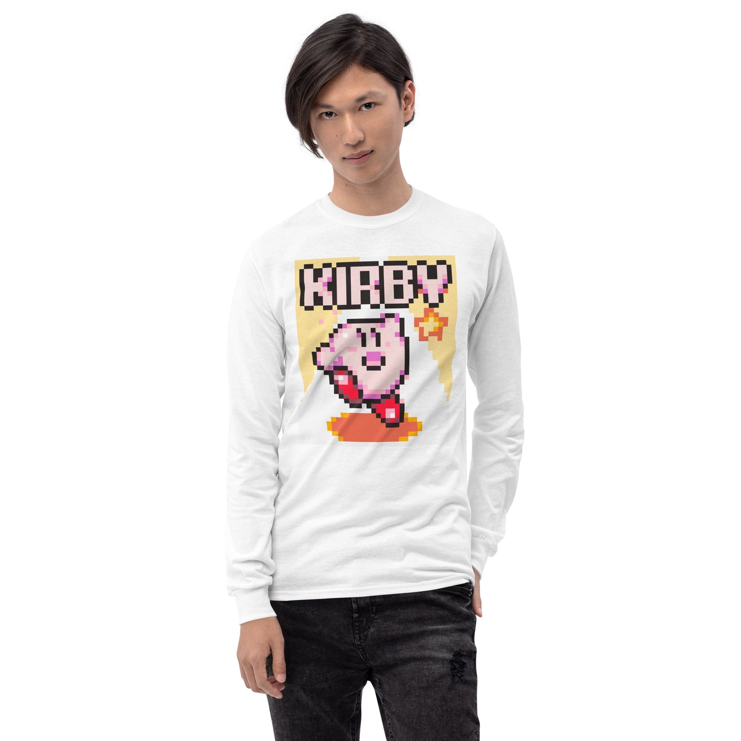 SNES Kirby Unisex Long Sleeve Shirt