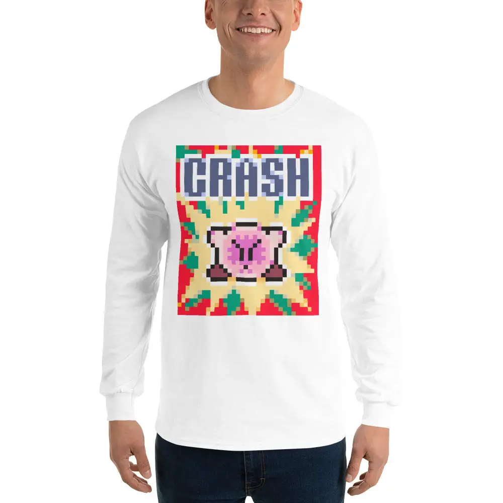 SNES Crash Kirby Unisex Long Sleeve Shirt