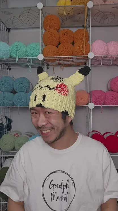 Mimikyu Crochet Beanie Hat [Handmade]