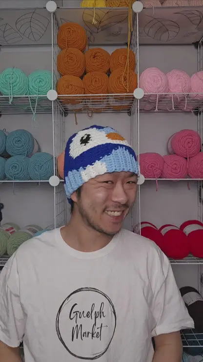 Piplup Crochet Beanie Hat [Handmade]