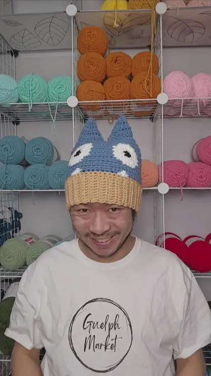 Munchlax Crochet Beanie Hat [Handmade]