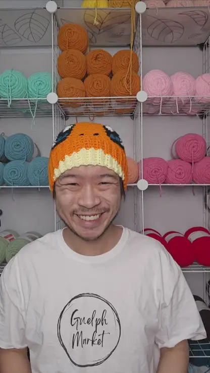 Charmander Crochet Beanie Hat [Handmade]