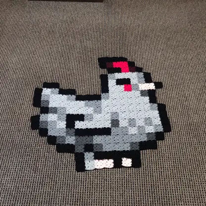 Stardew Valley Void Chicken Blanket (handmade) (style 1) (ready made)