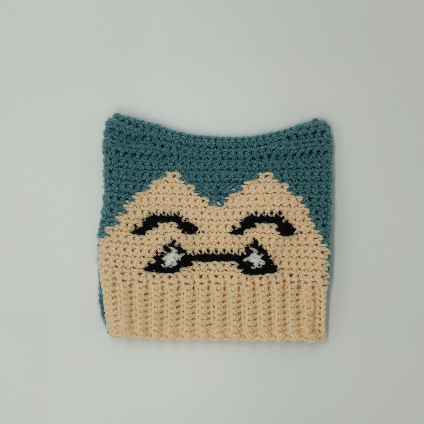 Snorlax Crochet Beanie (style 1) [Handmade]