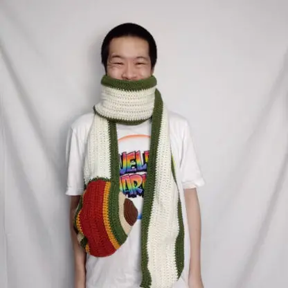 Ninja Scroll Crochet Scarf