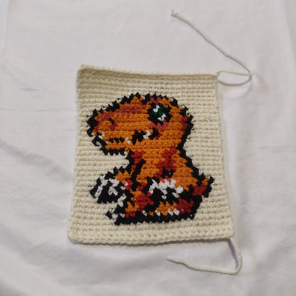 Agumon Tapestry Crochet Pattern [Digital Pattern]