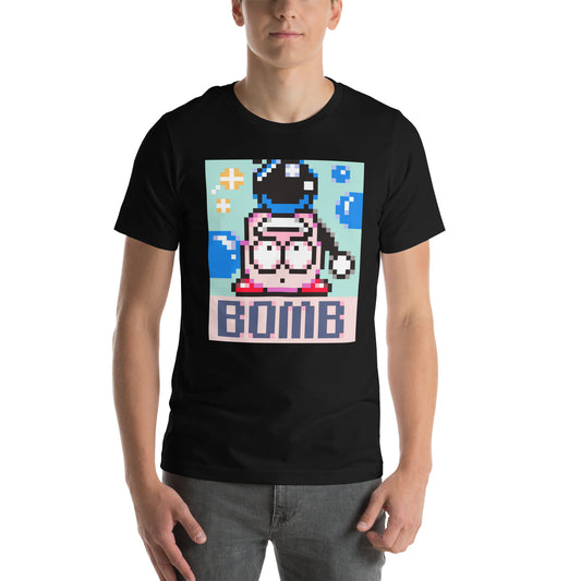 SNES Bomb Kirby Unisex t-shirt