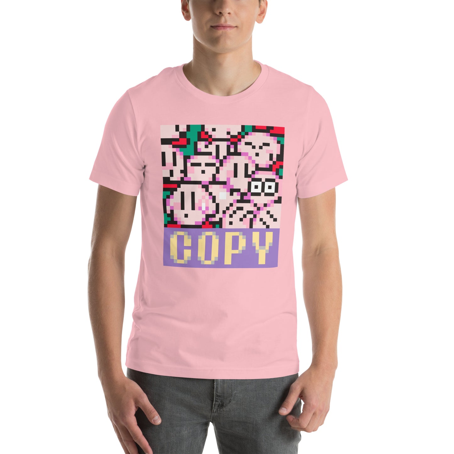 SNES Copy Kirby Unisex t-shirt