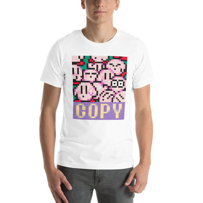 SNES Copy Kirby Unisex t-shirt