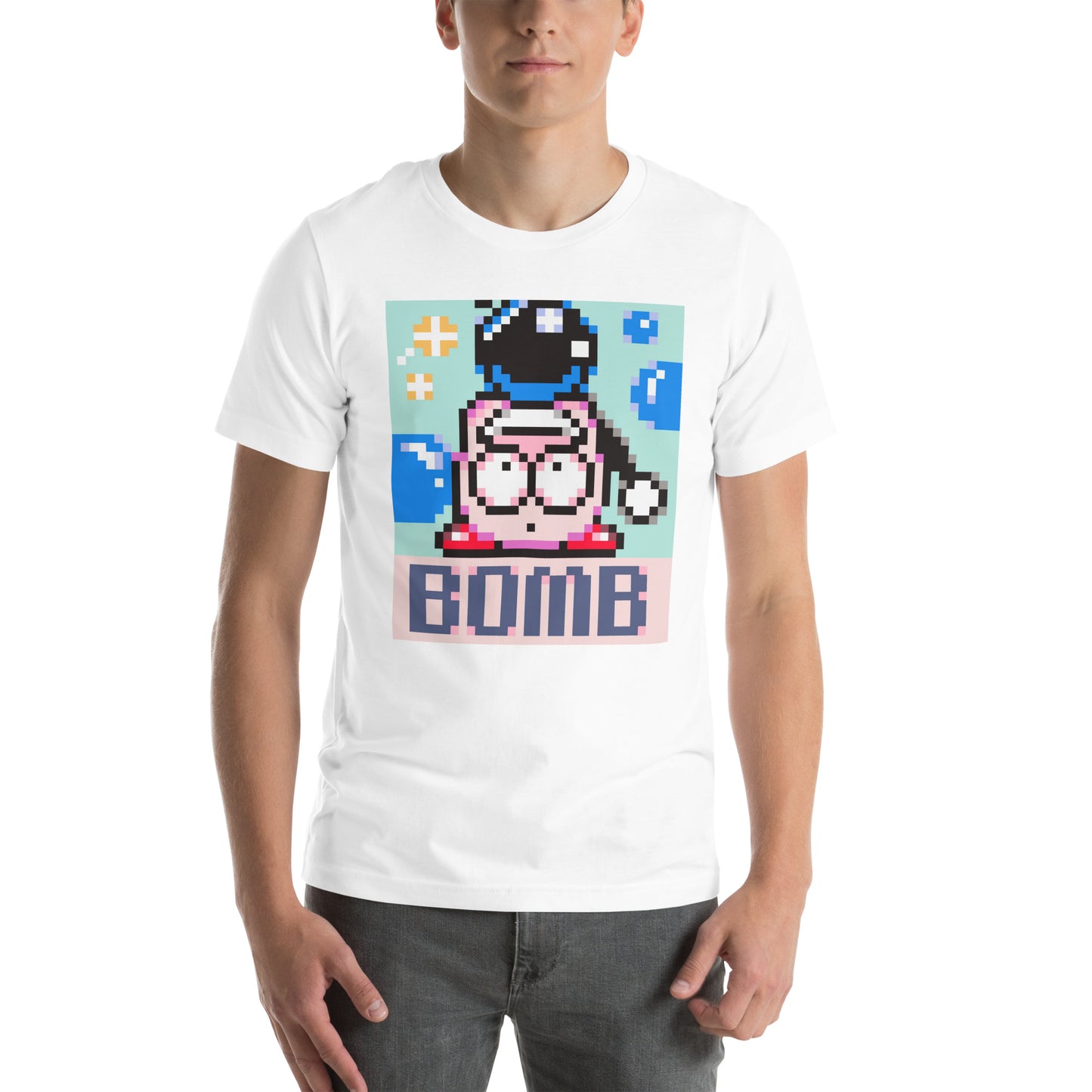 SNES Bomb Kirby Unisex t-shirt